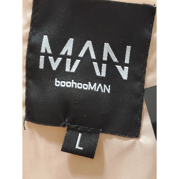 Boohoo Man Mens Beige Sleeveless Pockets Full Zipper Casual Vest Size Large - Picture 11 of 16